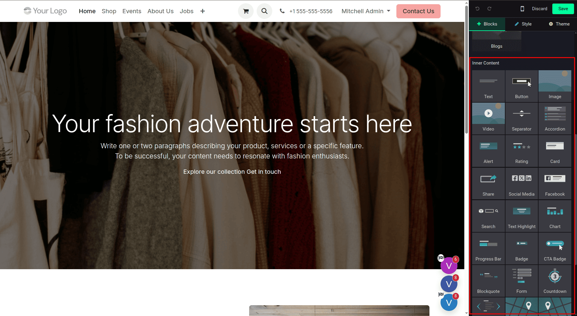 How to Create a Stunning Website with Odoo 19’s Built-In Tools-cybrosys