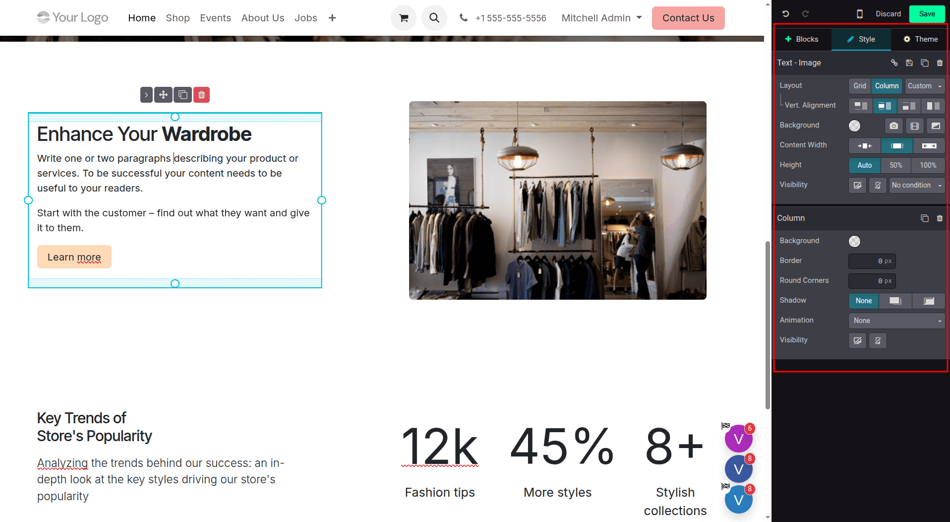 How to Create a Stunning Website with Odoo 19’s Built-In Tools-cybrosys