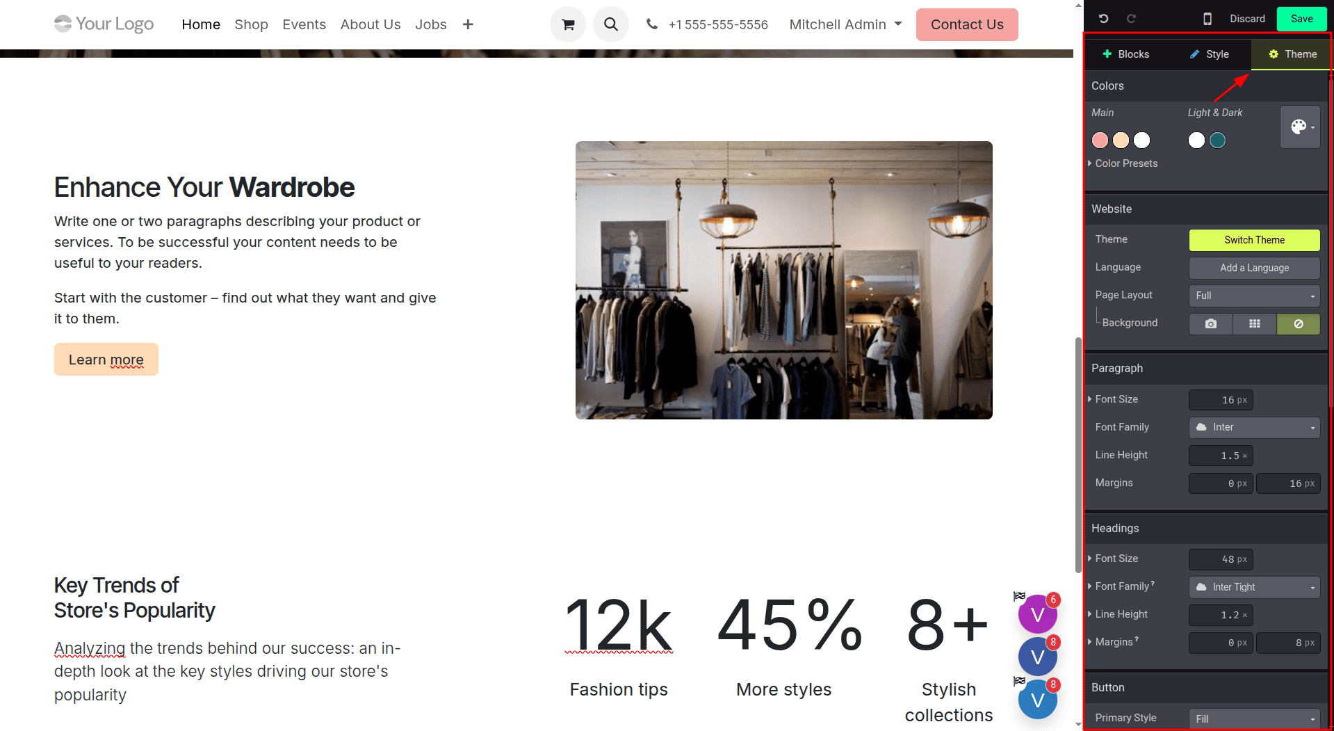 How to Create a Stunning Website with Odoo 19’s Built-In Tools-cybrosys