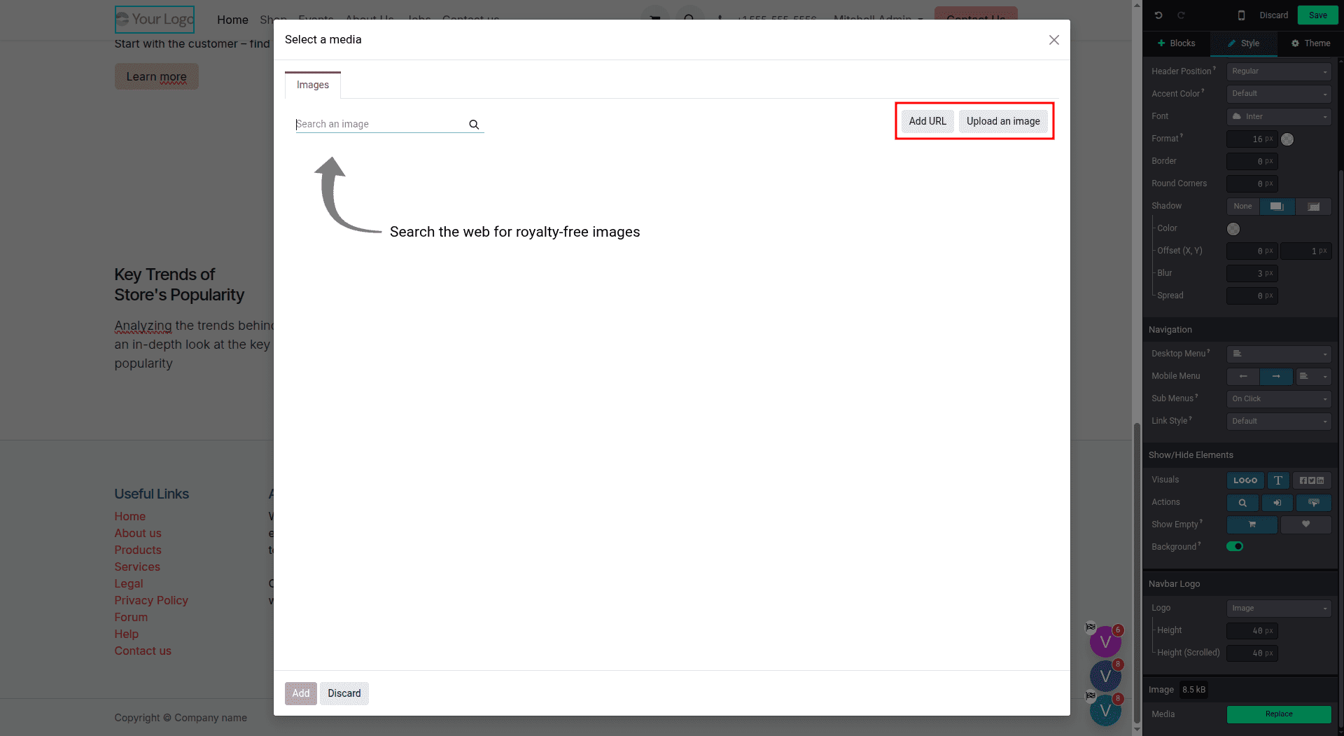 How to Create a Stunning Website with Odoo 19’s Built-In Tools-cybrosys