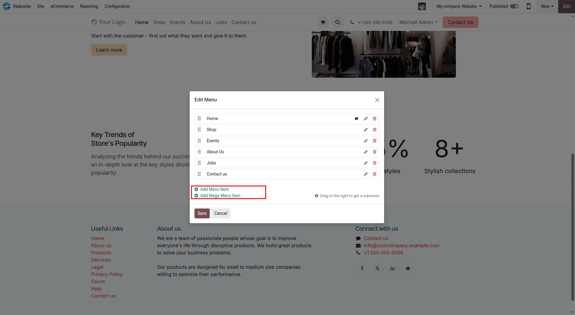 How to Create a Stunning Website with Odoo 19’s Built-In Tools-cybrosys