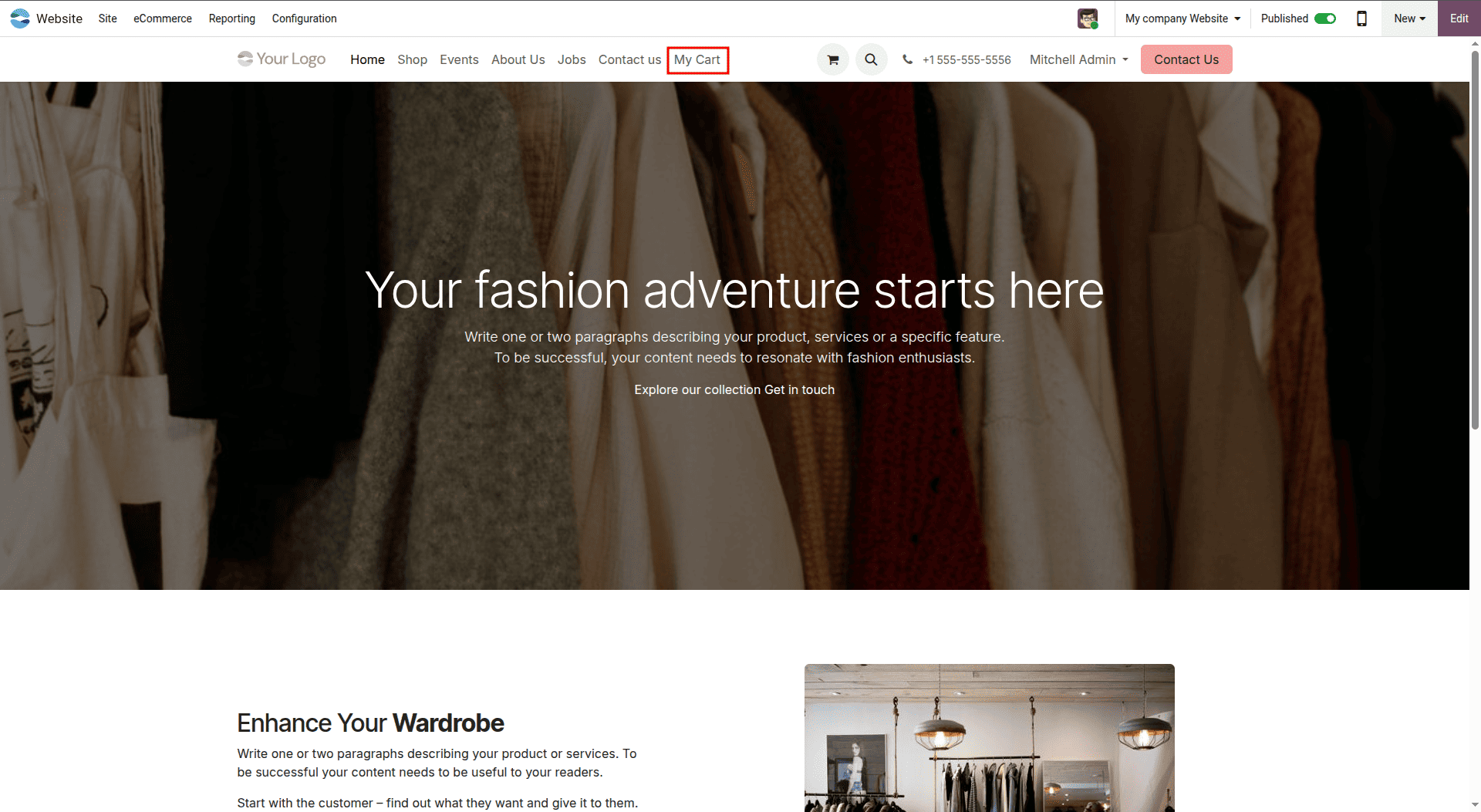 How to Create a Stunning Website with Odoo 19’s Built-In Tools-cybrosys
