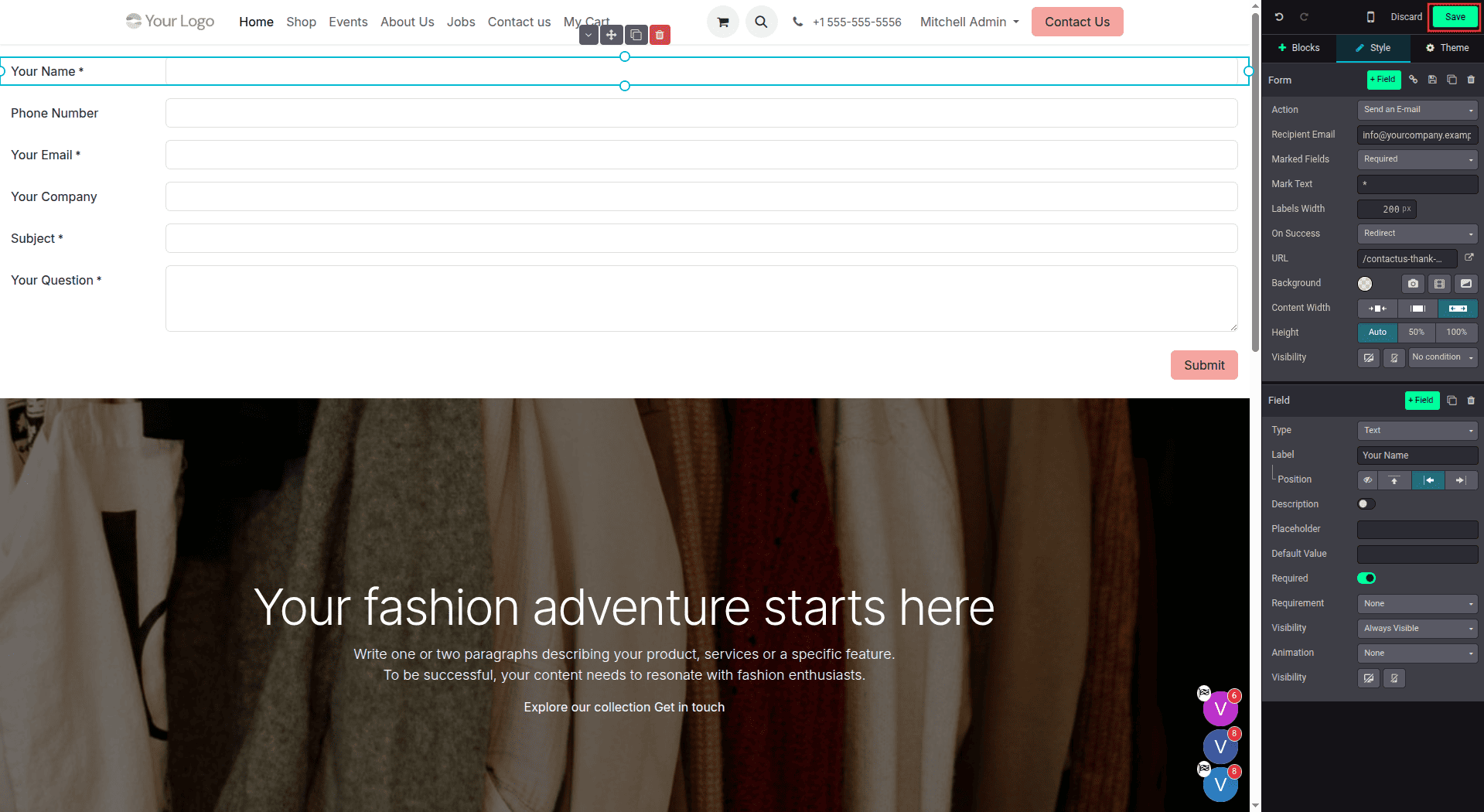 How to Create a Stunning Website with Odoo 19’s Built-In Tools-cybrosys