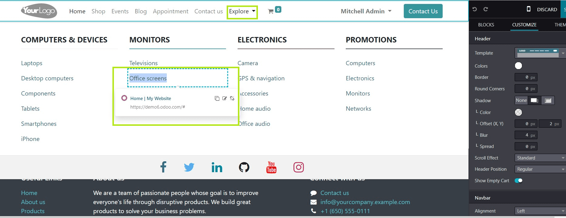 how-to-create-a-website-menu-and-page-in-odoo-16-25-cybrosys