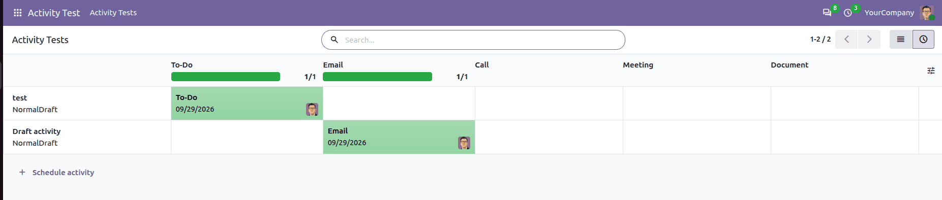 How to Create an Activity View in Odoo 20-cybrosys