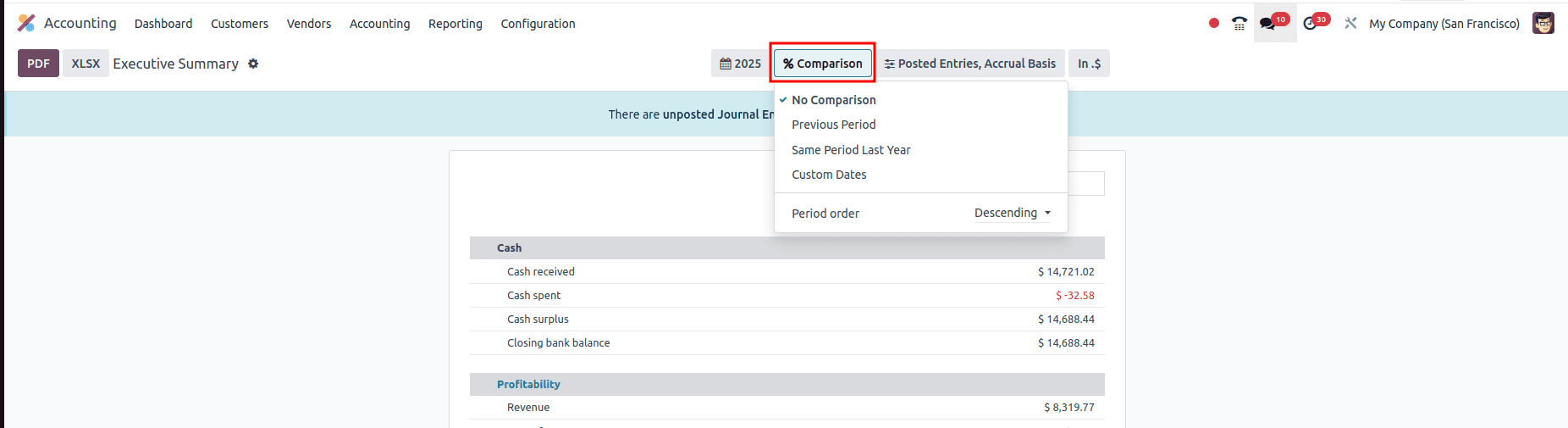 How to Create an Effective Executive Summary in Odoo 18 Reports-cybrosys