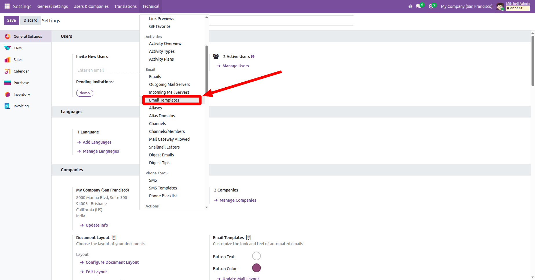 How to Create an Email Template in Odoo 19-cybrosys