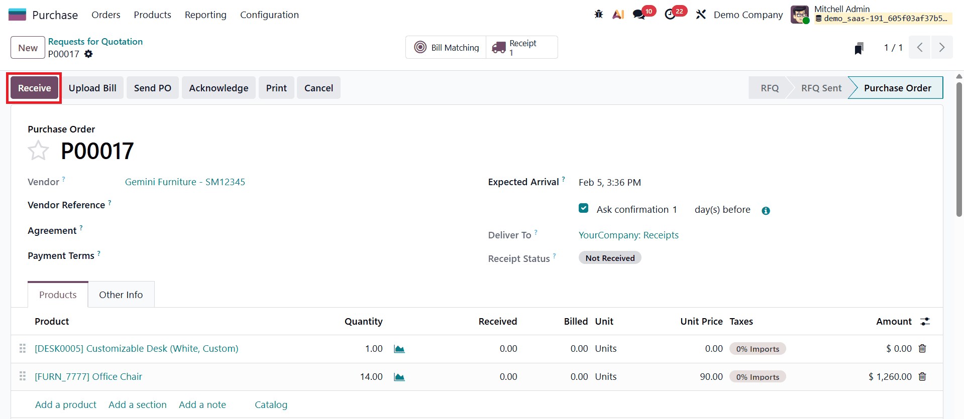 How to Create an RFQ in Odoo 19 Purchase Module-cybrosys