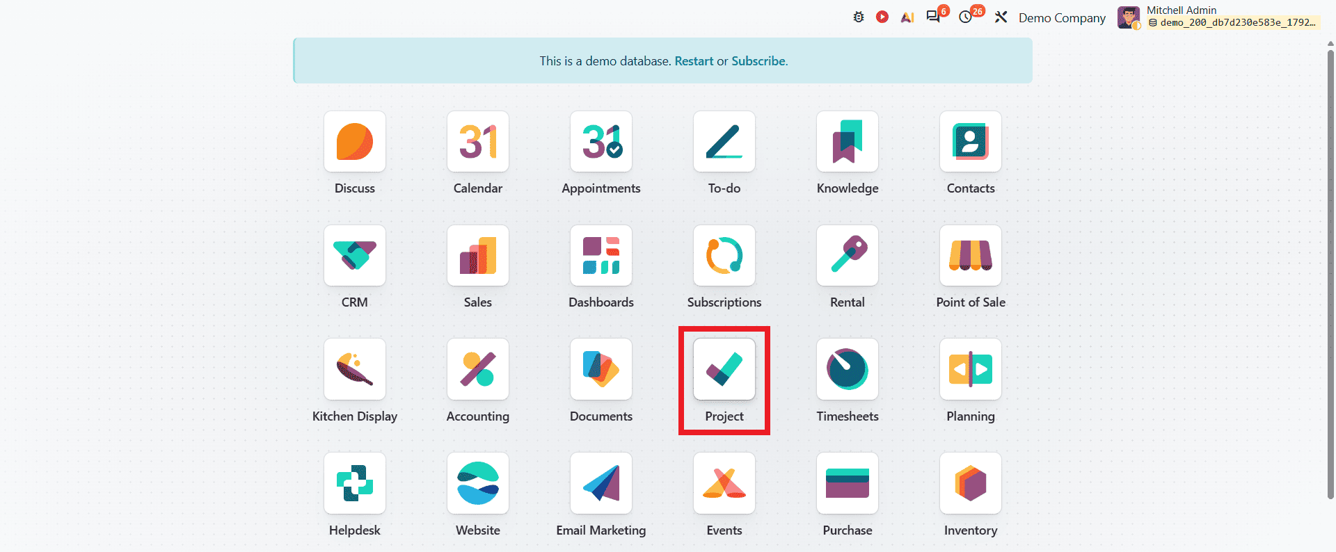 How to Create and Configure a Project in Odoo 20-cybrosys