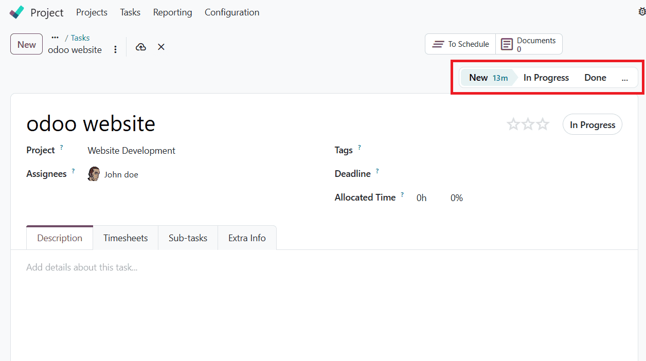 How to Create and Configure a Project in Odoo 20-cybrosys