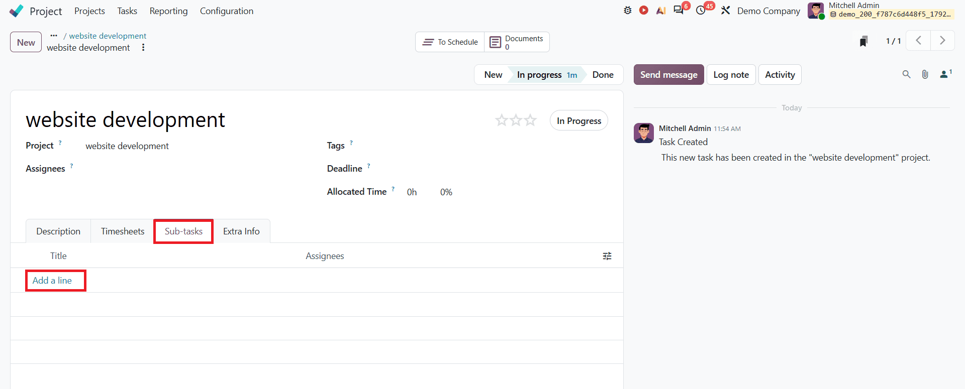 How to Create and Configure a Project in Odoo 20-cybrosys