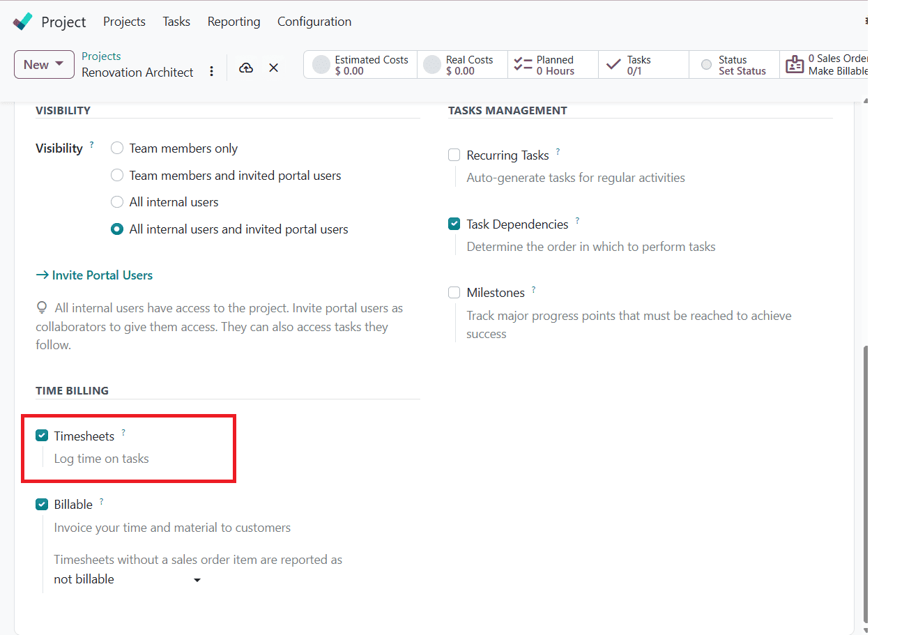 How to Create and Configure a Project in Odoo 20-cybrosys