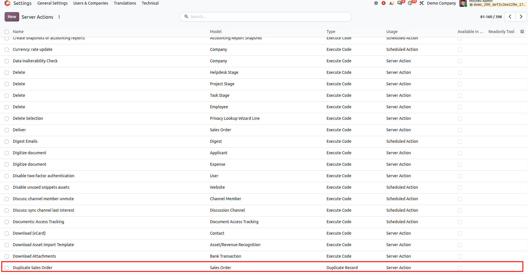 How to Create & Configure Server Actions in Odoo 20-cybrosys