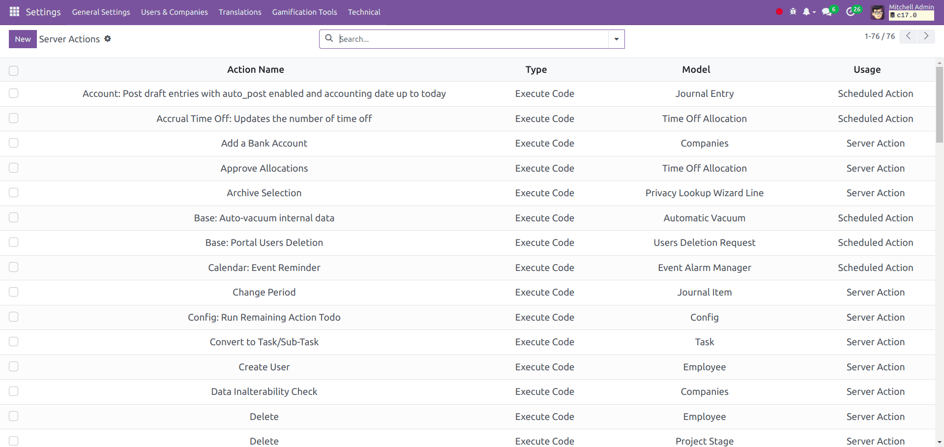 How to Create & Configure Server Actions in the Odoo 17-cybrosys