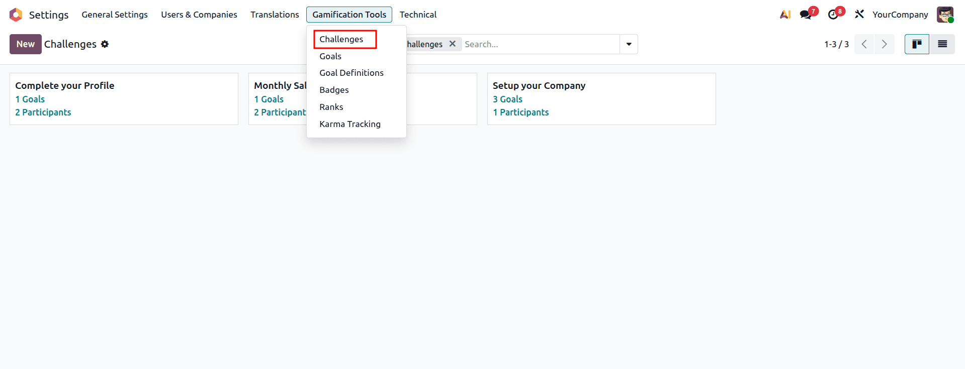 How to Create and Manage Employee Challenges in Odoo 19-cybrosys