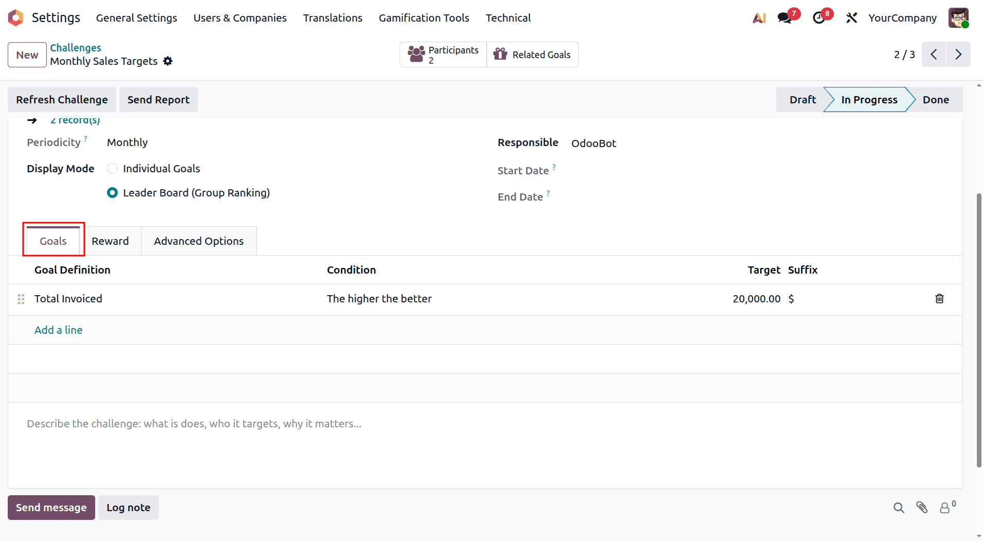 How to Create and Manage Employee Challenges in Odoo 19-cybrosys