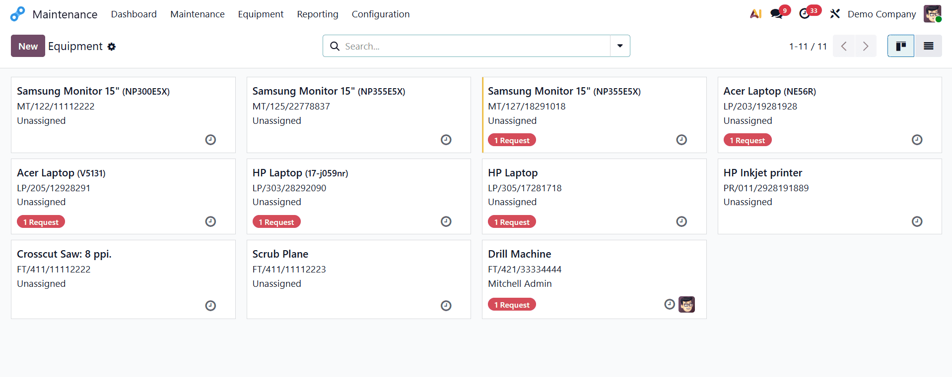 How to Create and Manage Maintenance Requests in Odoo 19 Maintenance-cybrosys