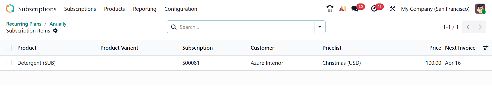 How to Create and Manage Recurring Subscription Plans in Odoo 19-cybrosys