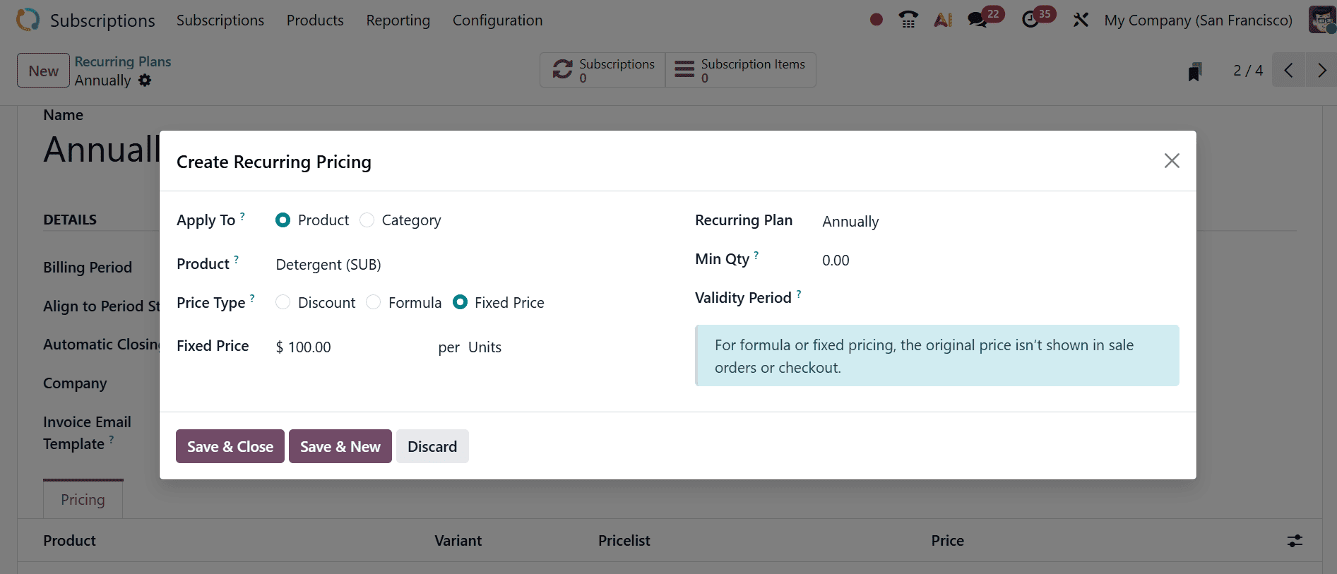 How to Create and Manage Recurring Subscription Plans in Odoo 19-cybrosys