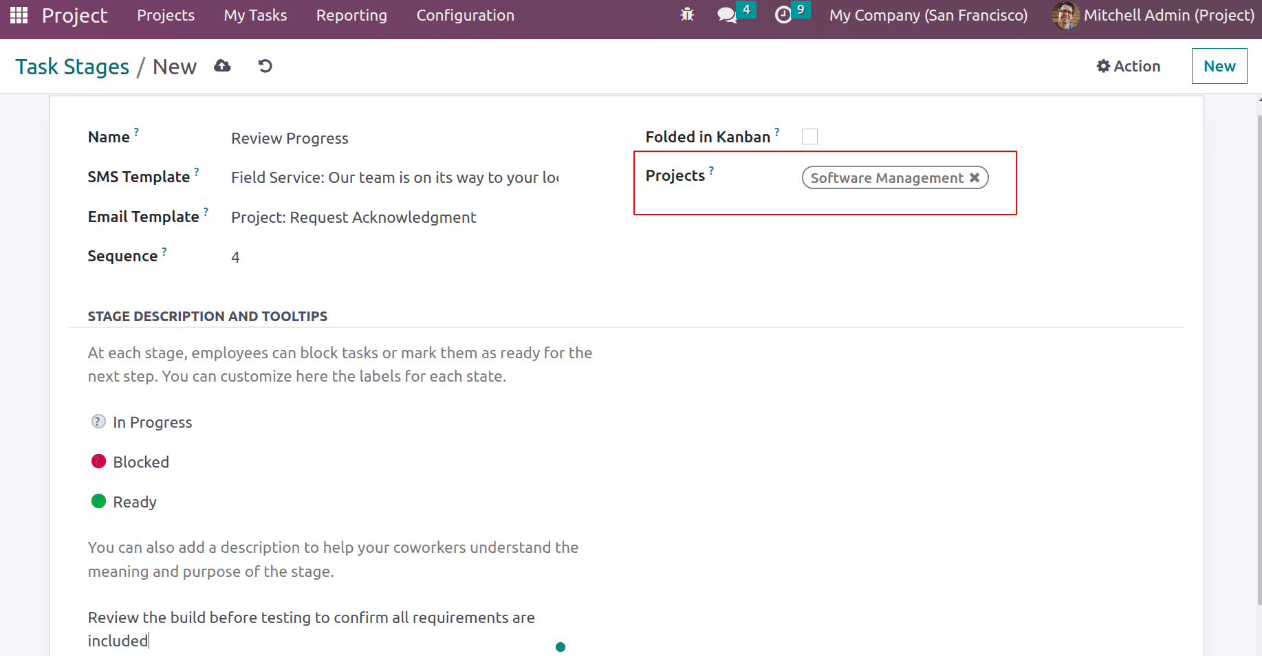 How to Create & Manage Task Stages in Odoo 16 Project App-cybrosys