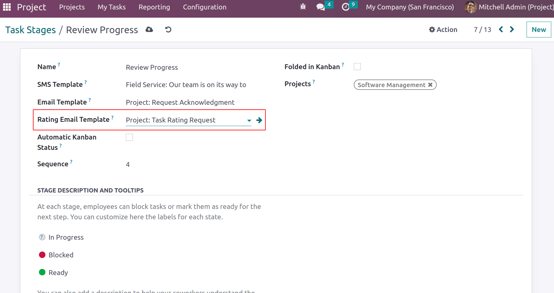 How to Create & Manage Task Stages in Odoo 16 Project App-cybrosys