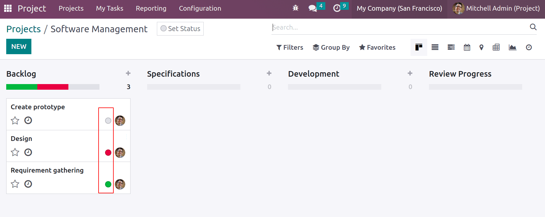 How to Create & Manage Task Stages in Odoo 16 Project App-cybrosys