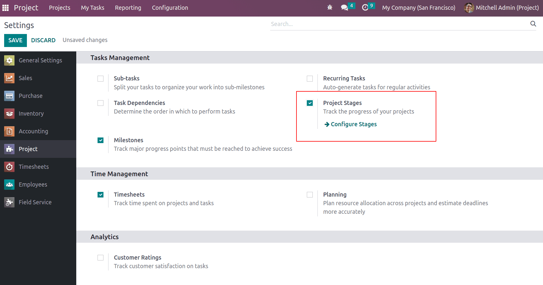 How to Create & Manage Task Stages in Odoo 16 Project App-cybrosys