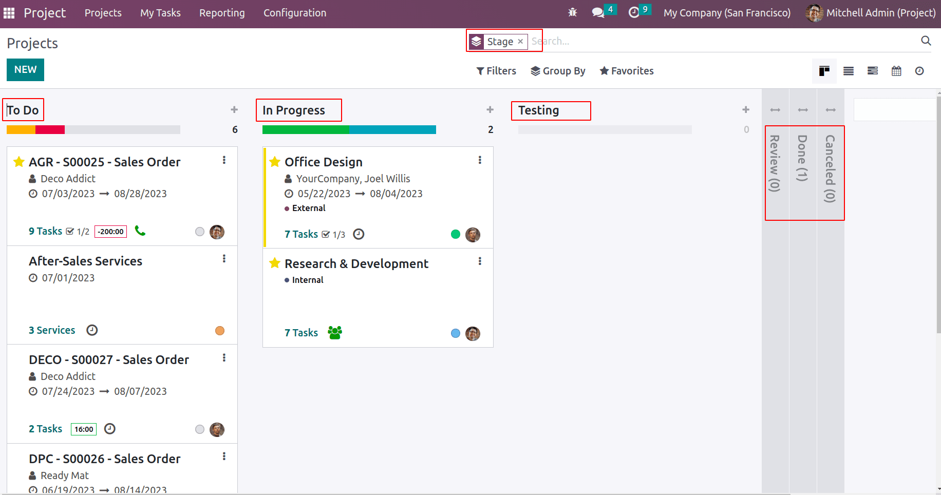 How to Create & Manage Task Stages in Odoo 16 Project App-cybrosys