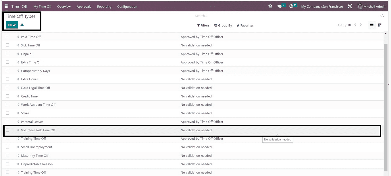 how-to-create-and-manage-time-off-types-with-odoo-16-4-cybrosys