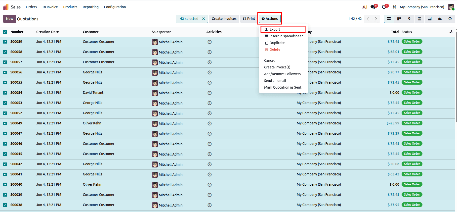 How to Create and Use Export Templates In Odoo 19-cybrosys