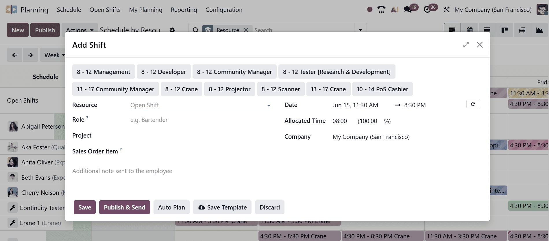 How to Create and Use Shift Templates in Odoo 19-cybrosys