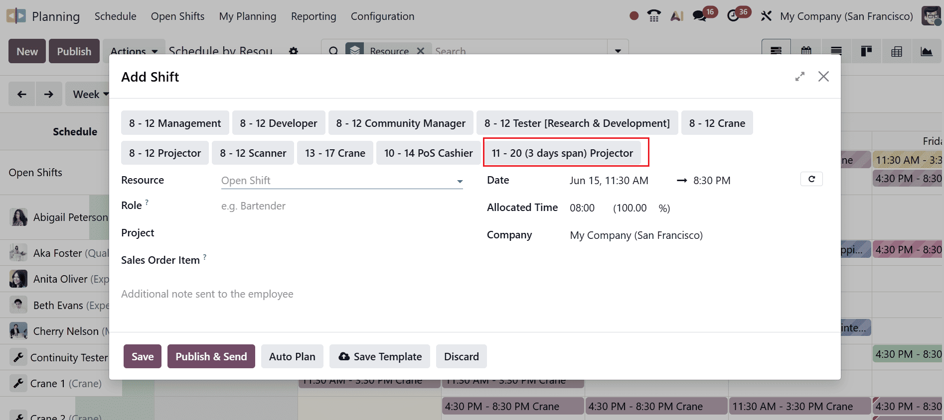 How to Create and Use Shift Templates in Odoo 19-cybrosys