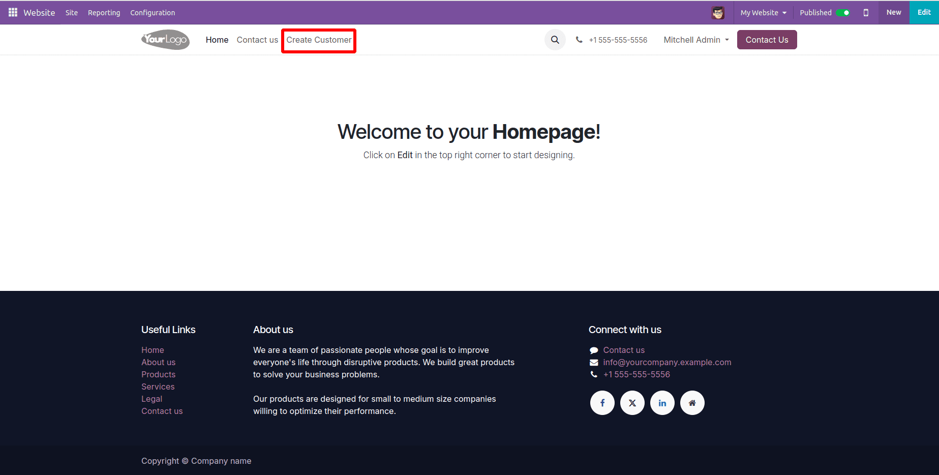 How to Create Backend Records from Website Forms in Odoo 18-cybrosys