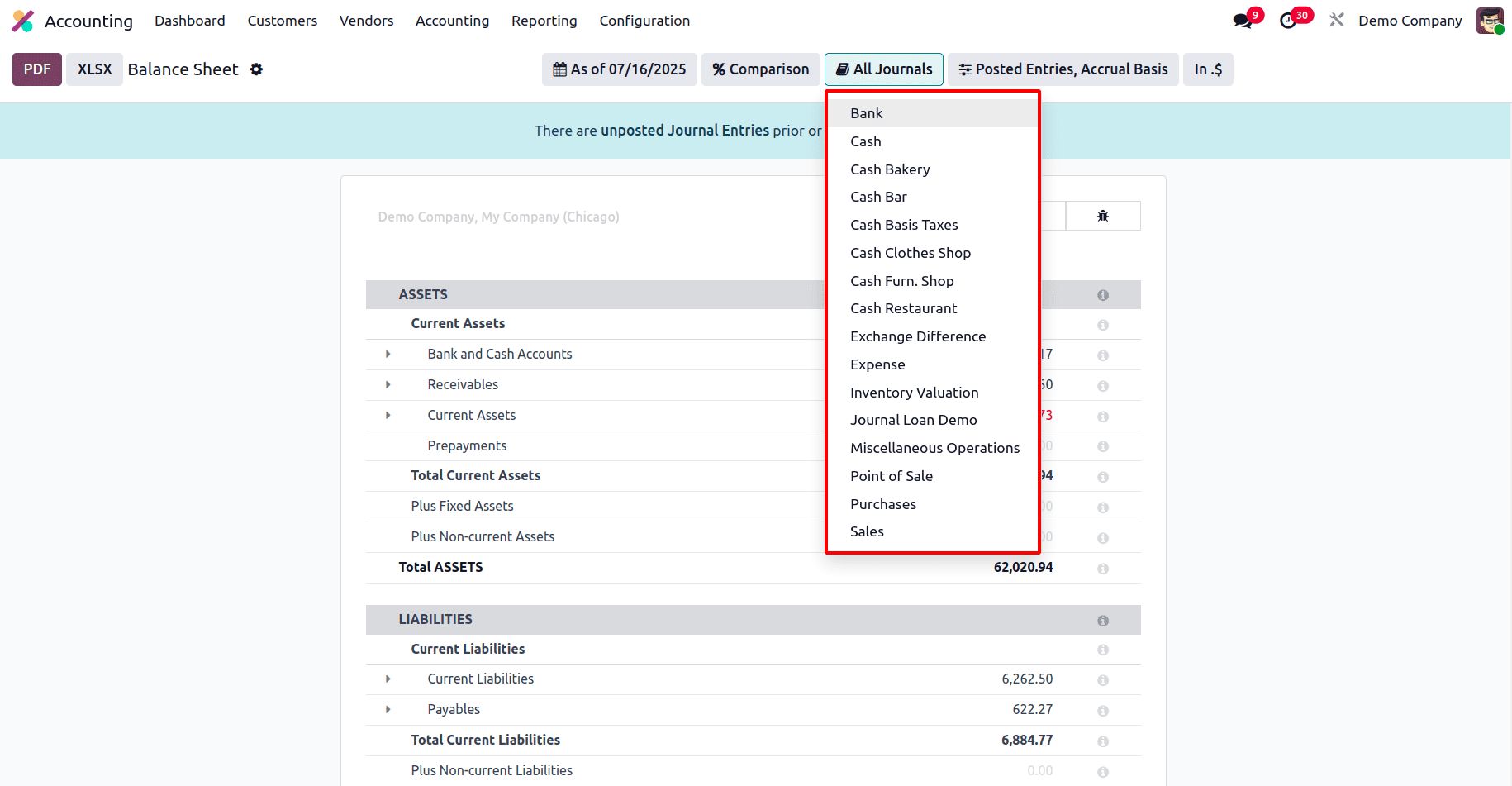 How to Create Balance Sheet Report in Odoo 18-cybrosys