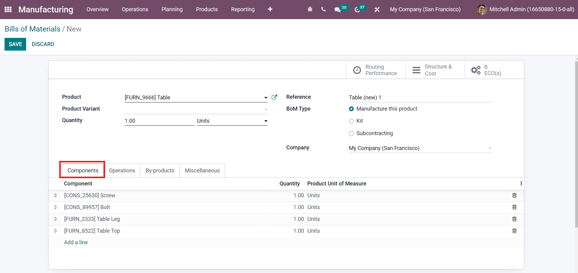 how-to-create-bill-of-material-bom-in-odoo-15-cybrosys