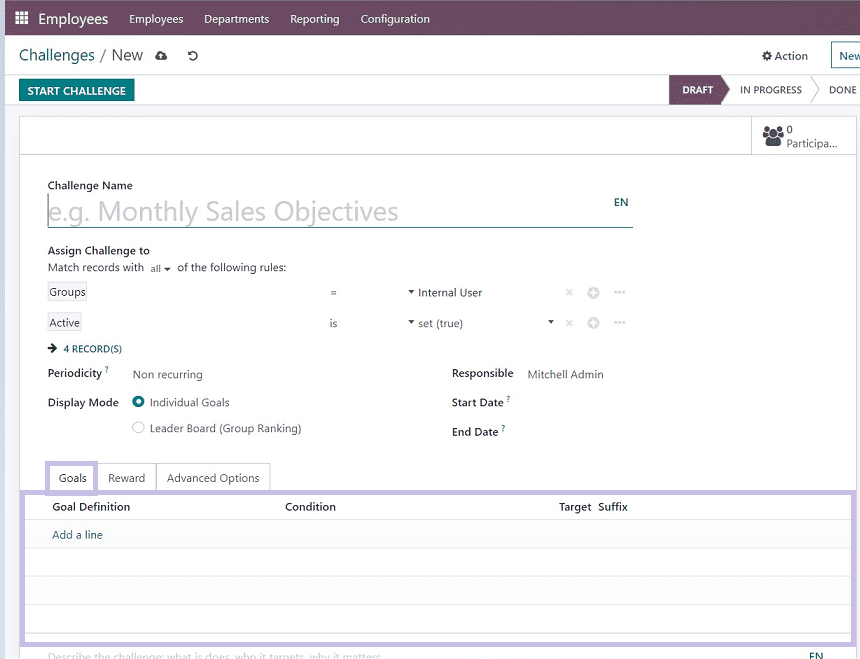 How to Create Challenges and Badges in Odoo 16 Employee App -cybrosys