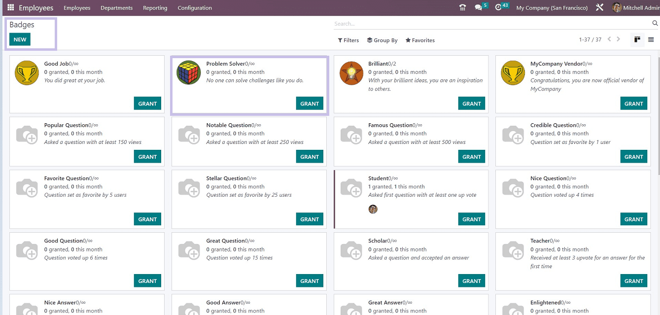 How to Create Challenges and Badges in Odoo 16 Employee App -cybrosys