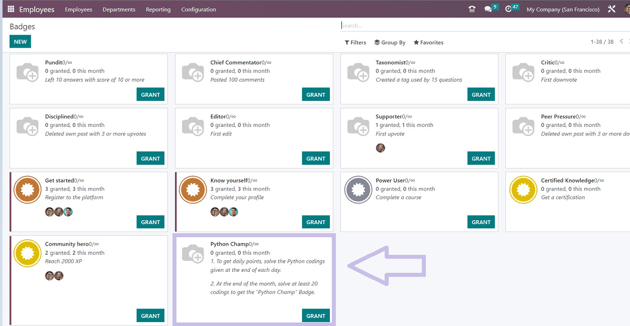 How to Create Challenges and Badges in Odoo 16 Employee App -cybrosys