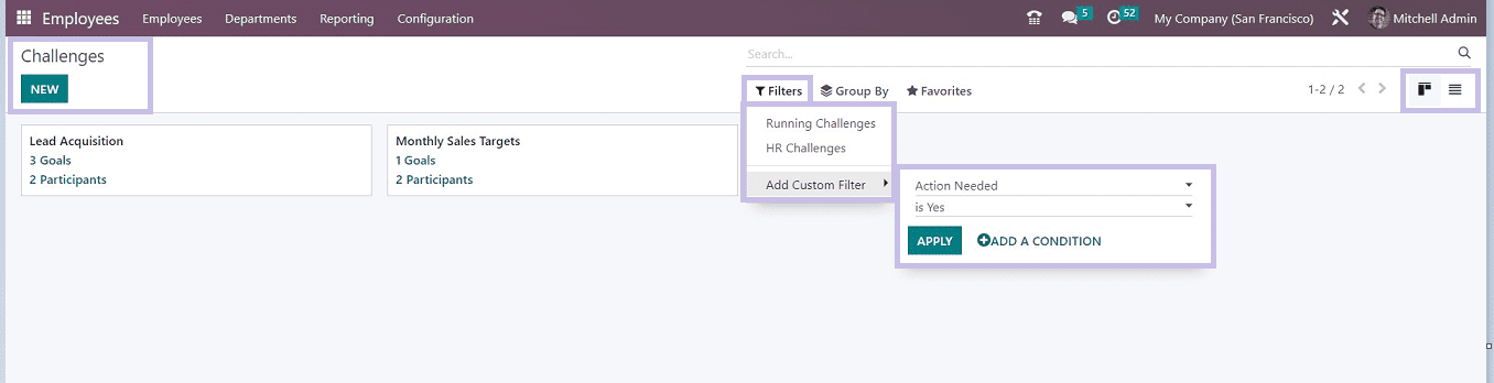 How to Create Challenges and Badges in Odoo 16 Employee App -cybrosys