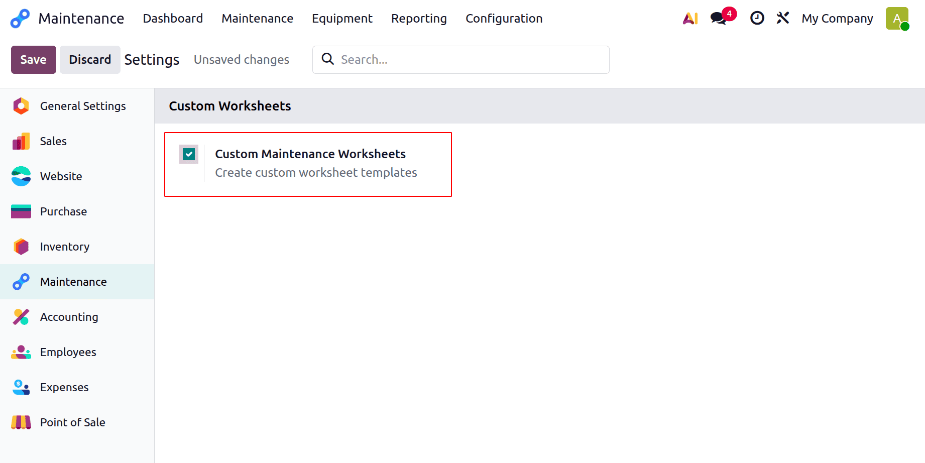 How to Create Custom Maintenance Worksheets in Odoo 19-cybrosys