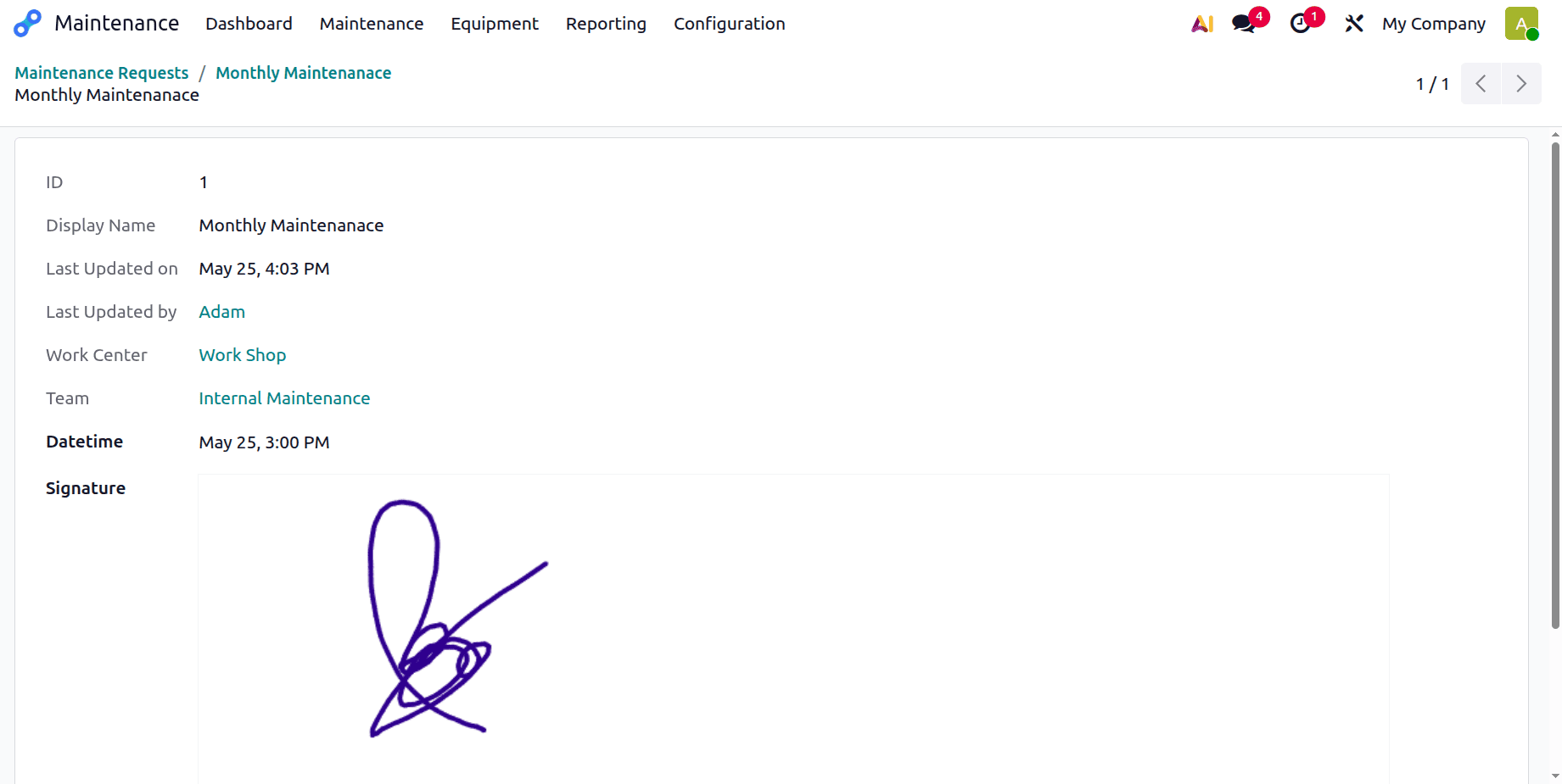 How to Create Custom Maintenance Worksheets in Odoo 19-cybrosys