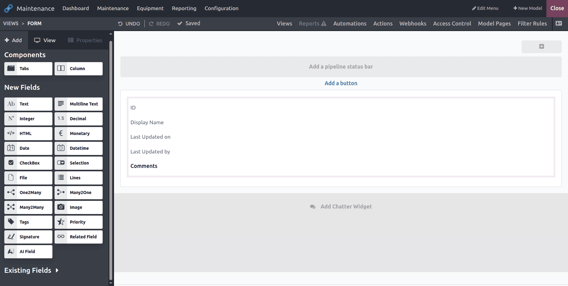 How to Create Custom Maintenance Worksheets in Odoo 19-cybrosys