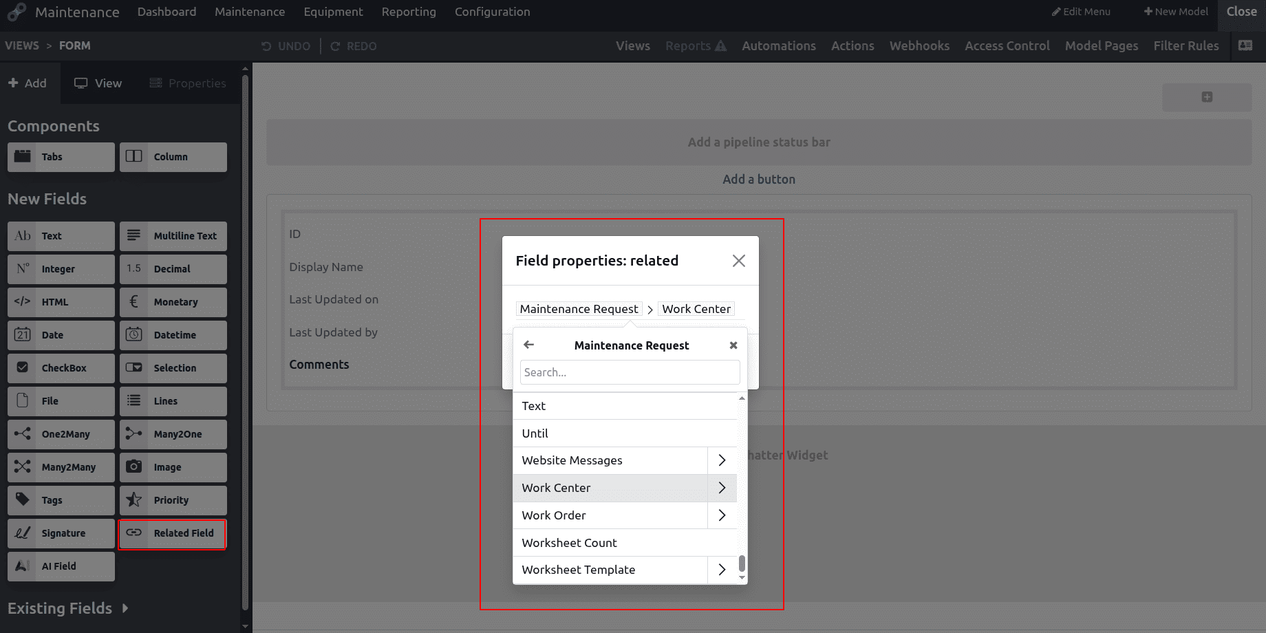 How to Create Custom Maintenance Worksheets in Odoo 19-cybrosys