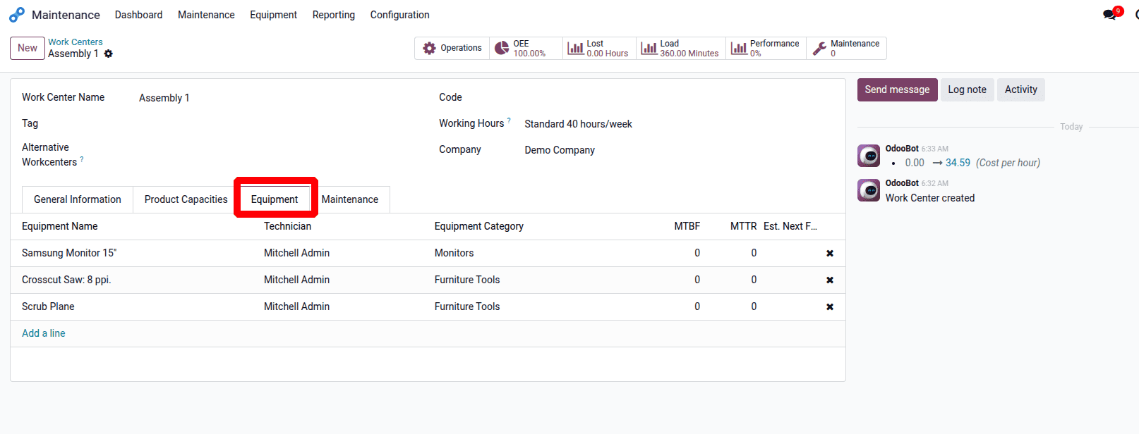 How to Create Equipments and Equipment Categories in Odoo 18-cybrosys
