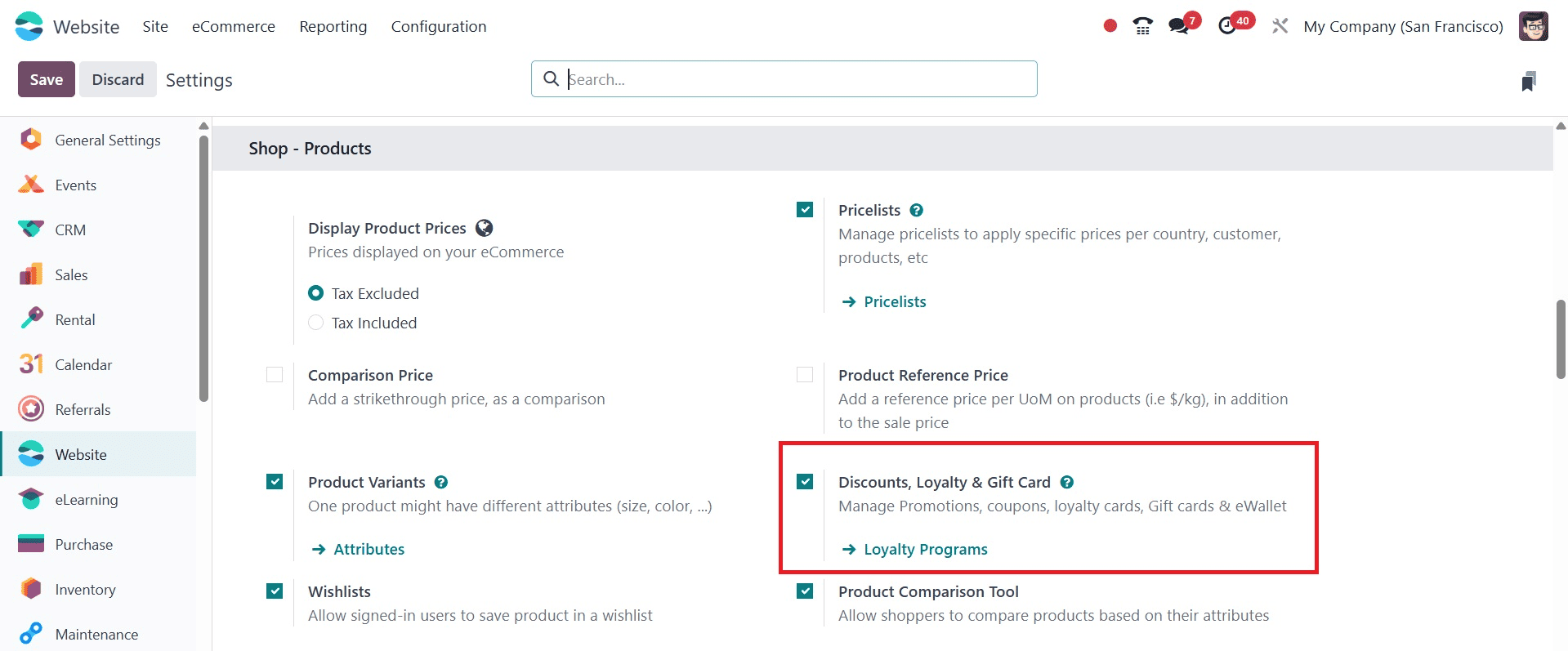 How to Create Gift Cards and e-Wallets in Odoo 18 Website-cybrosys