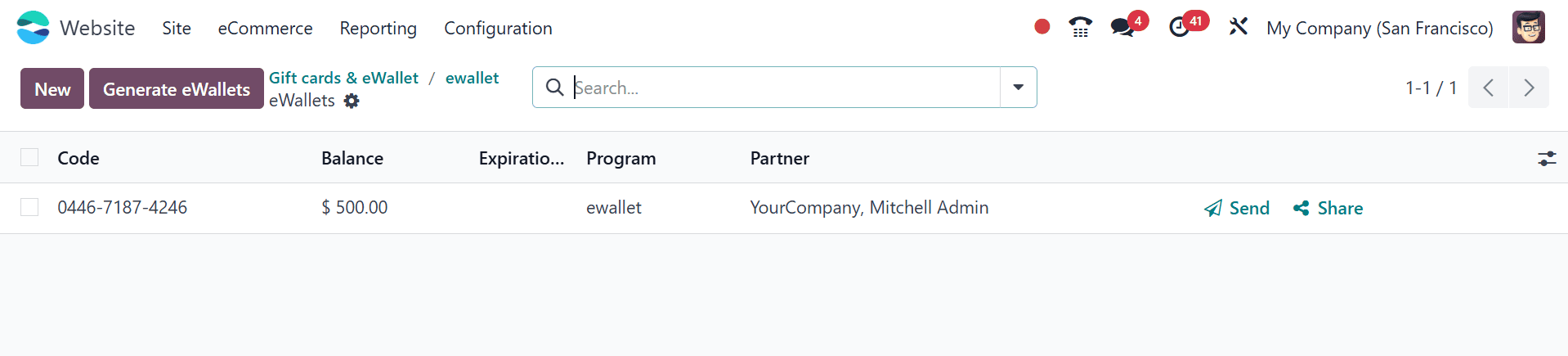 How to Create Gift Cards and e-Wallets in Odoo 18 Website-cybrosys