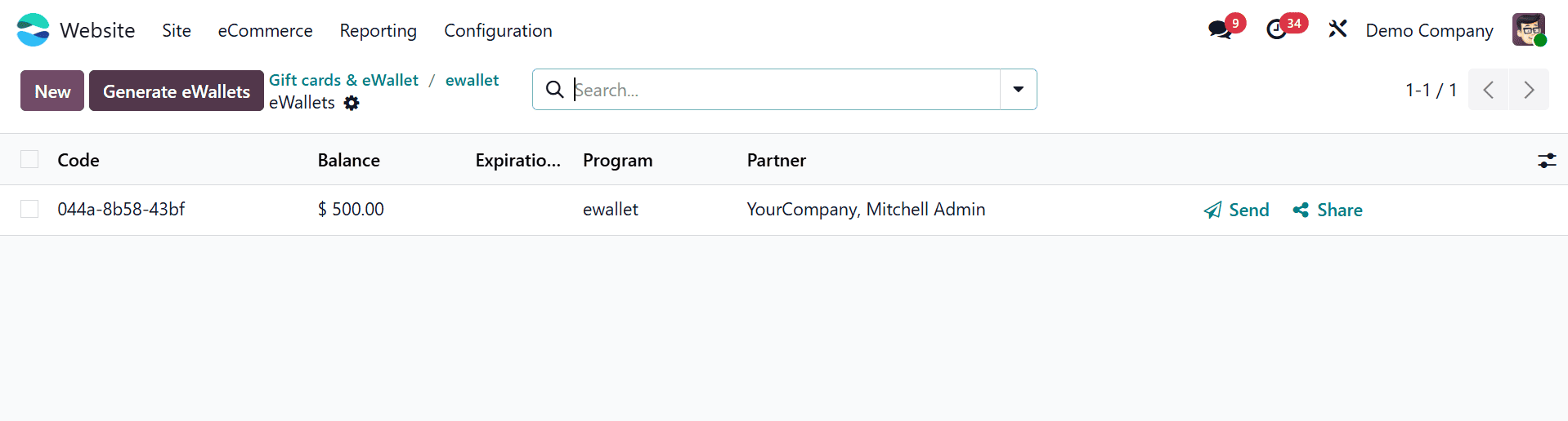 How to Create Gift Cards and e-Wallets in Odoo 18 Website-cybrosys