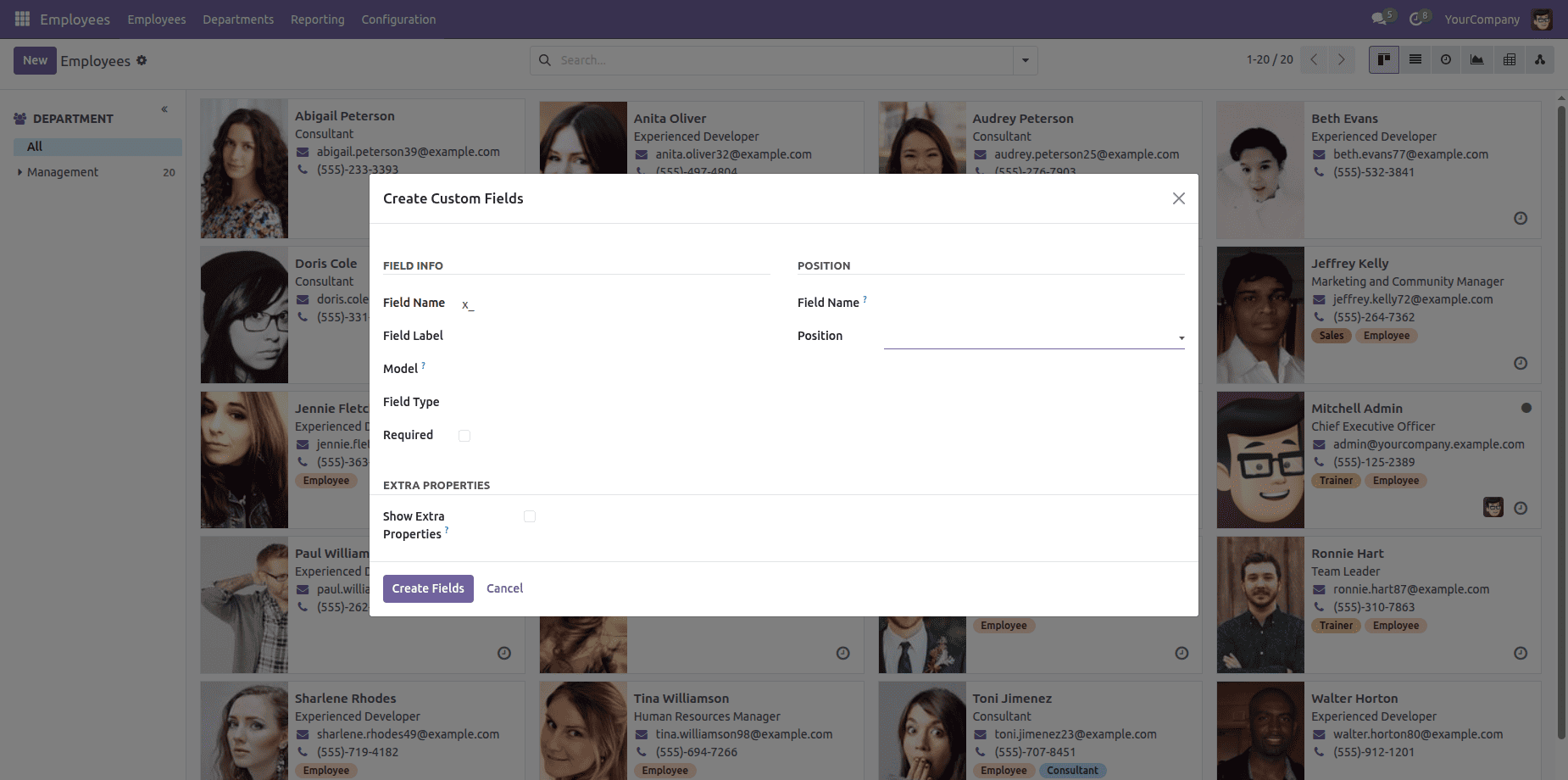 How to Create & Manage a Custom Field From a Function in Odoo 18-cybrosys