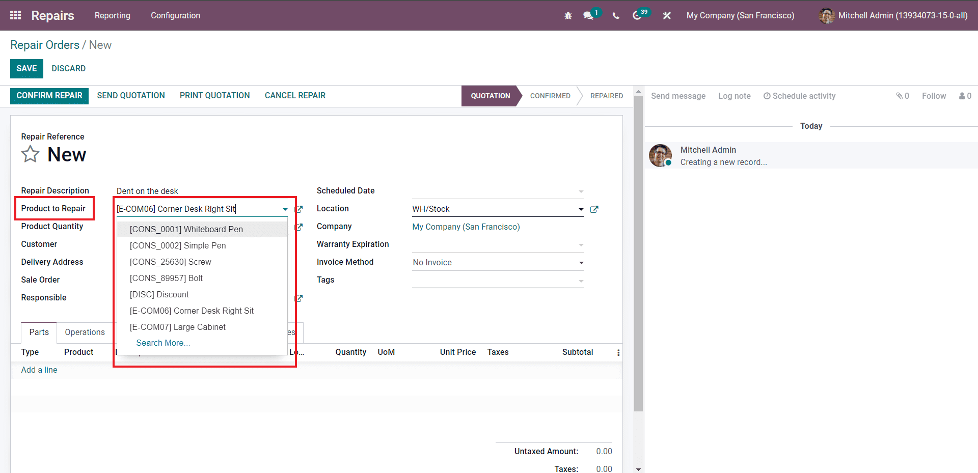 how-to-create-manage-repairs-with-odoo-15-repair-module-cybrosys