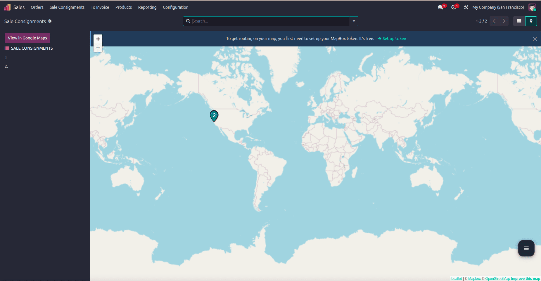 How to Create Map Views in Odoo 19-cybrosys